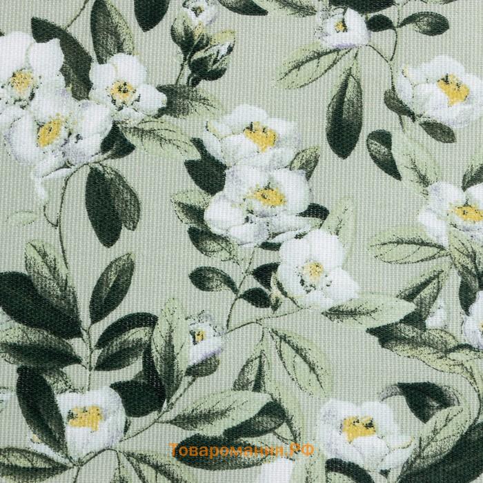 Полотенце кухонное «» Apple flowers, 35×60 см, хлопок 100%, рогожка 164 г/м²