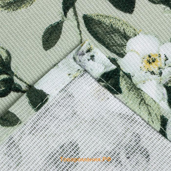 Полотенце кухонное «» Apple flowers, 35×60 см, хлопок 100%, рогожка 164 г/м²