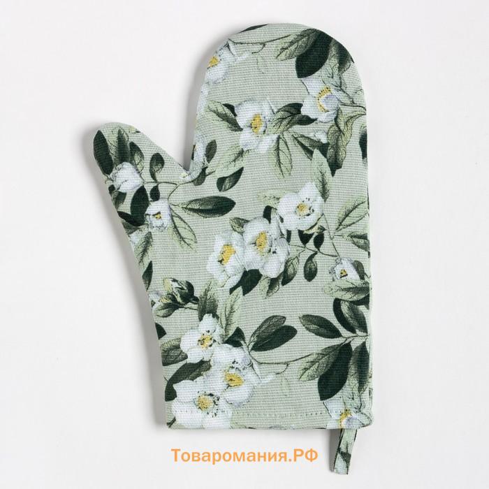 Варежка-прихватка «» Jasmine, 20×28 см, рогожка, хлопок 100%, 164 г/м²