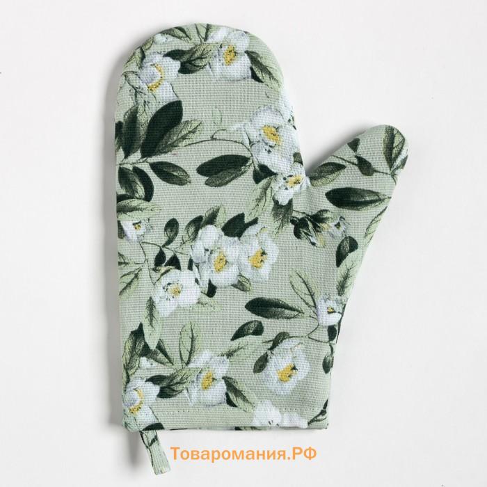 Варежка-прихватка «» Jasmine, 20×28 см, рогожка, хлопок 100%, 164 г/м²