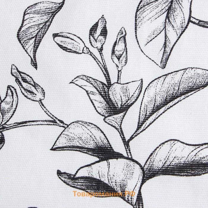 Кухонное полотенце «. Plant leaves 35×60 см, 100% хлопок, рогожка 164 г/м²