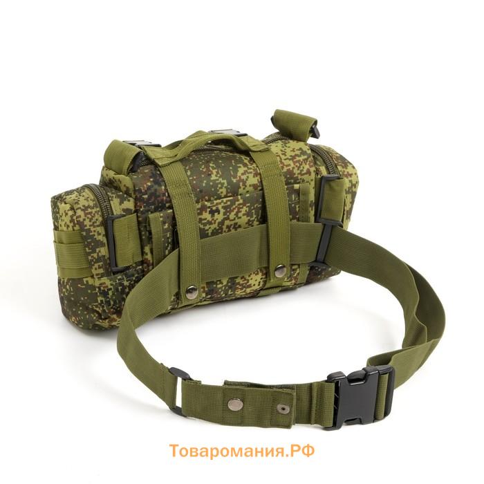 Рюкзак тактический туристический Storm tactic, 50 л, с карманами, расцветка пиксели, оливковый