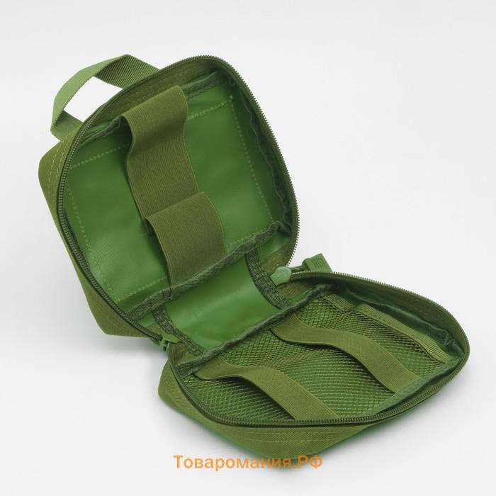 Подсумок медицинский, тактический, отрывной, олива, 19×15 см