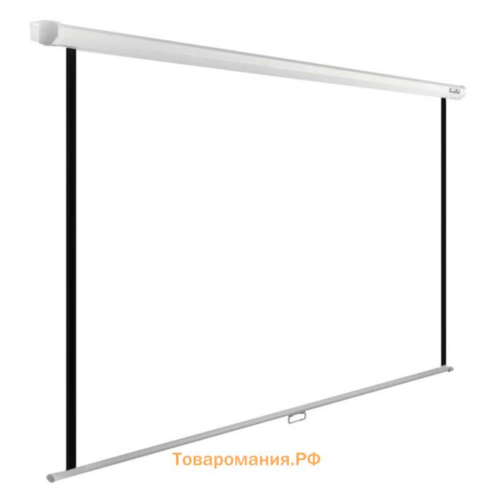 Экран Cactus 220x220см CS-PSWE-220x220-WT, 1:1, настенно-потолочный, рулонный