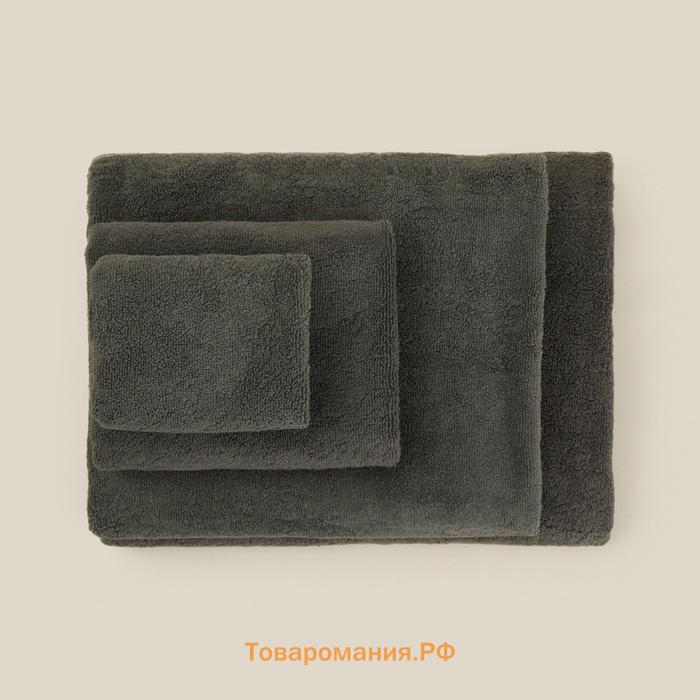Полотенце махровое SL HOME: Basic "Олива" 100х180 см, 100% хлопок, 530 г/м2