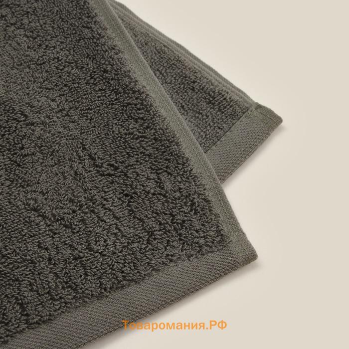 Полотенце махровое SL HOME: Basic "Олива" 100х180 см, 100% хлопок, 530 г/м2