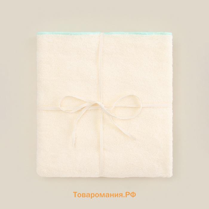 Полотенце махровое SL HOME: Frame "Айвори" 100х180 см, 100% хлопок, 470 г/м2