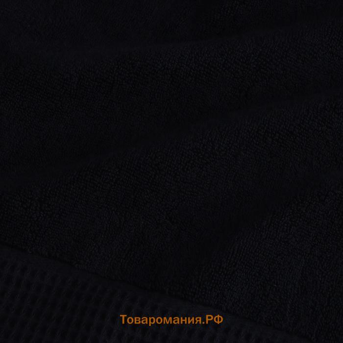 Полотенце махровое SL HOME: Waffle "Дарк Маре" 100х180 см, 100% хлопок, 490 г/м2