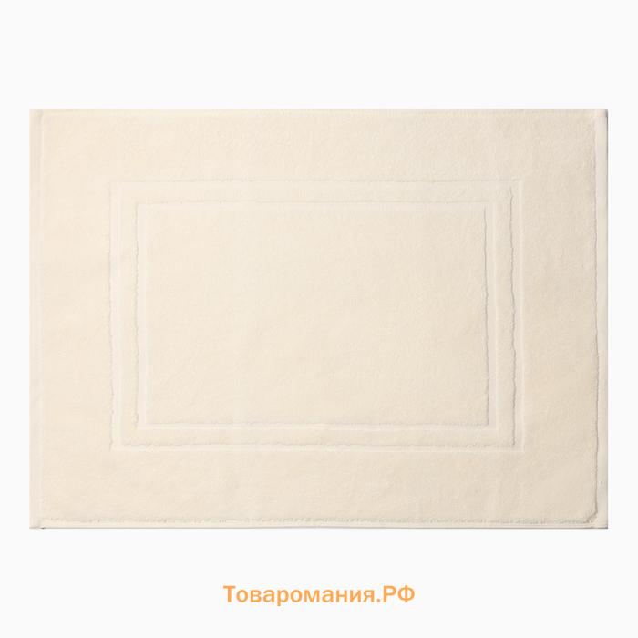 Коврик махровый  Classic, цв. молочный, 50х70 см, 100% хлопок, 730 г/м2