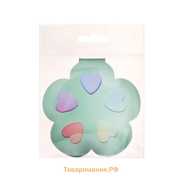 Блок с липким краем, набор 93 мм, заметки 35×35 мм, фигурный, deVENTE Flower, 5 цветов × 20 листов, офсет