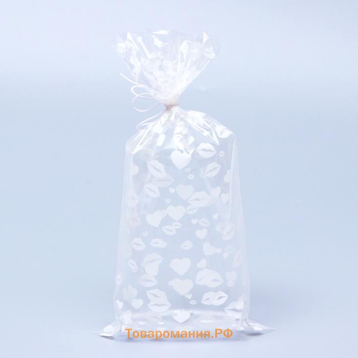 Пакет фасовочный БОПП, «Поцелуи» 15×30 см