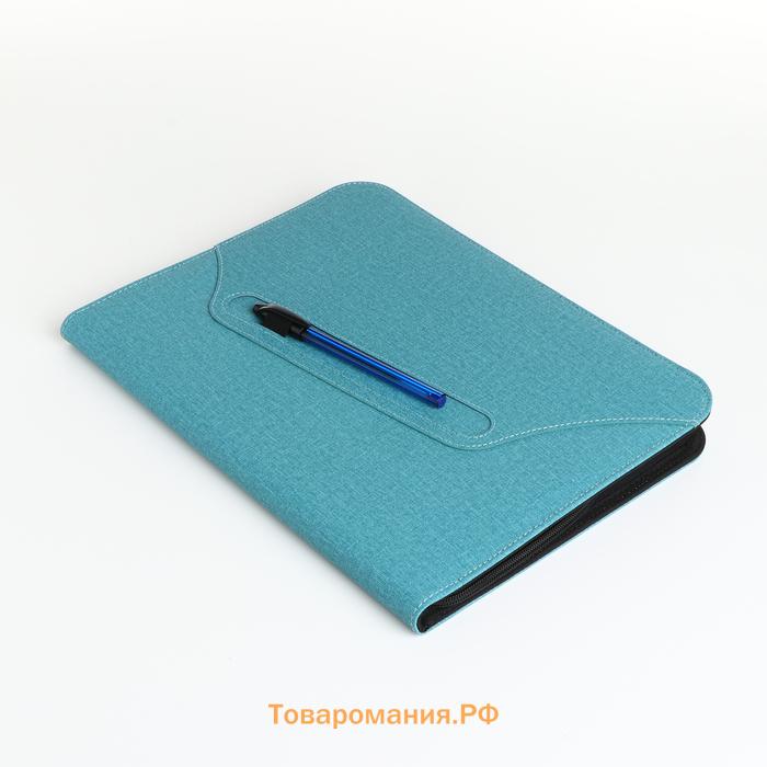 Папка для документов, А4, бирюзовая
