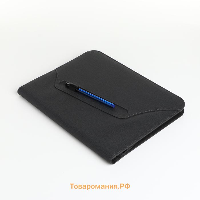Папка для документов, А4, серая
