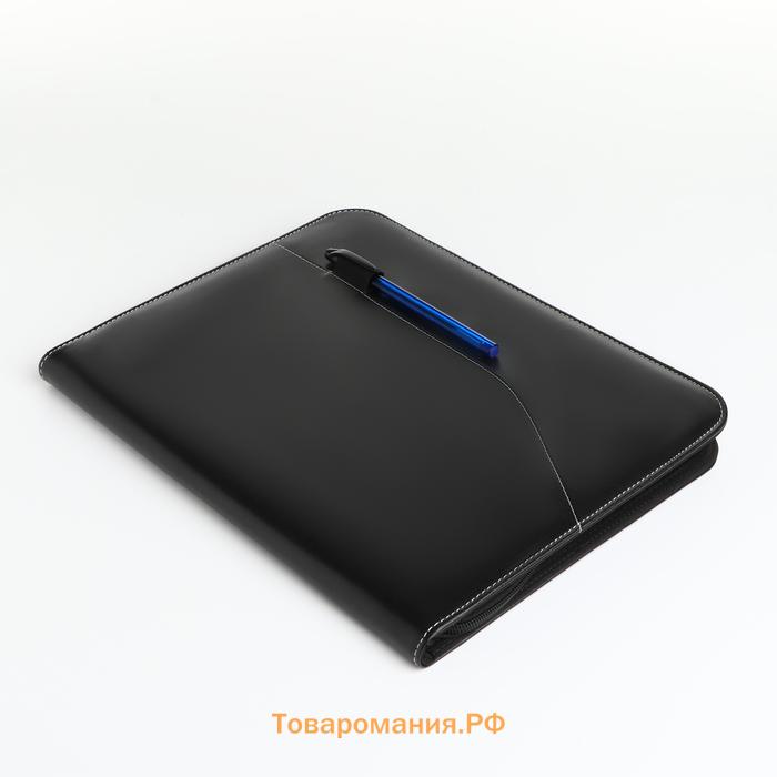 Папка для документов, А4, чёрная
