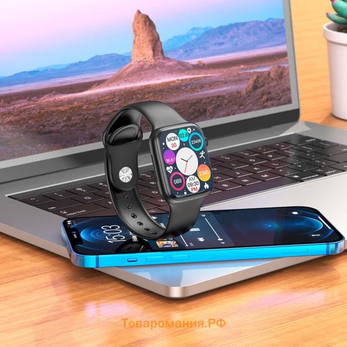 Смарт-часы Hoco Y5 Pro, 1.85, 240×280, BT5.0, 240 мАч, Lightning, чёрные