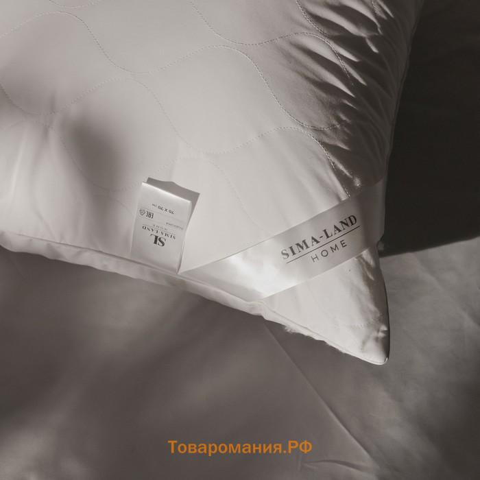 Подушка SL HOME Лебяжий пух 70*70 см,перкаль