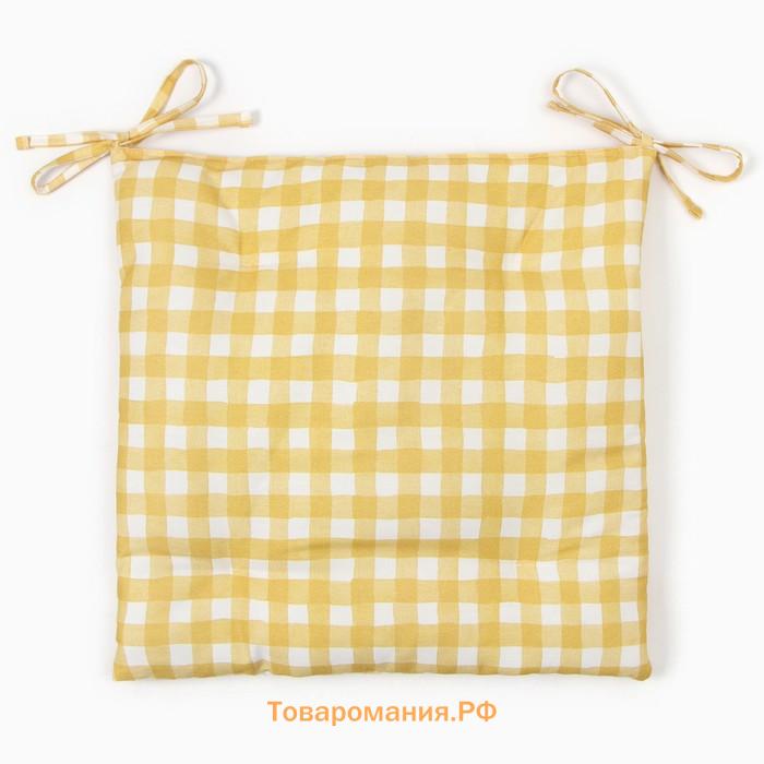Сидушка на стул  Sunbeam 42х42 см, 100% хл, саржа 178 г/м2