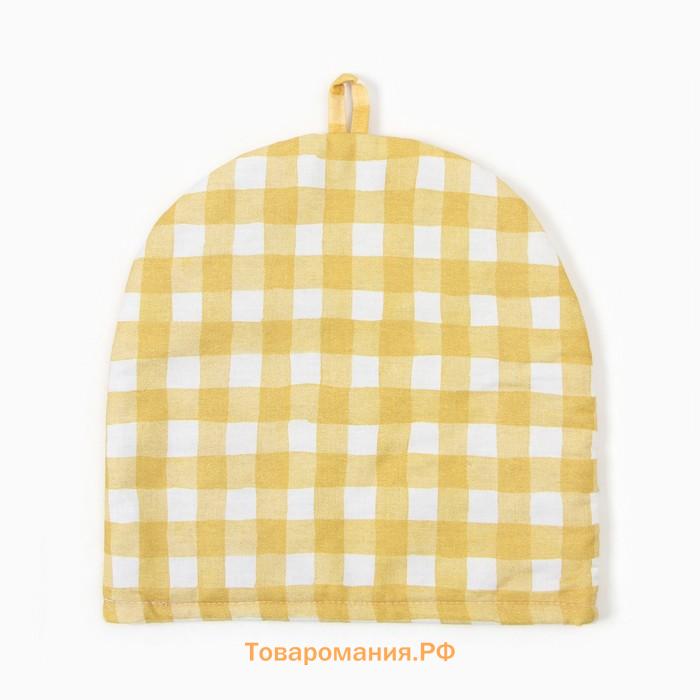 Грелка на чайник  Sunbeam 28×28 см, 100% хлопок, саржа 178 г/м²