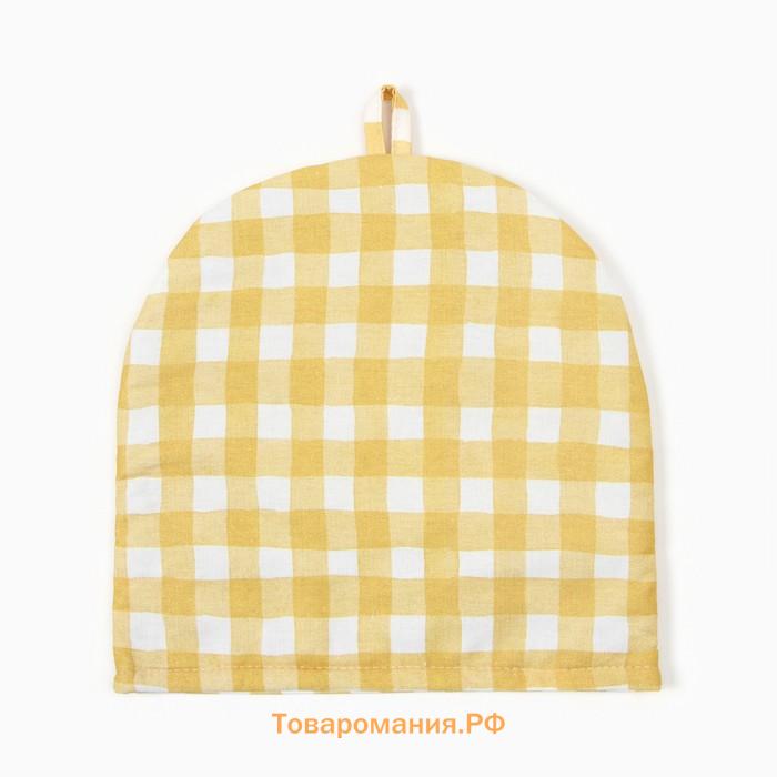 Грелка на чайник  Sunbeam 28×28 см, 100% хлопок, саржа 178 г/м²