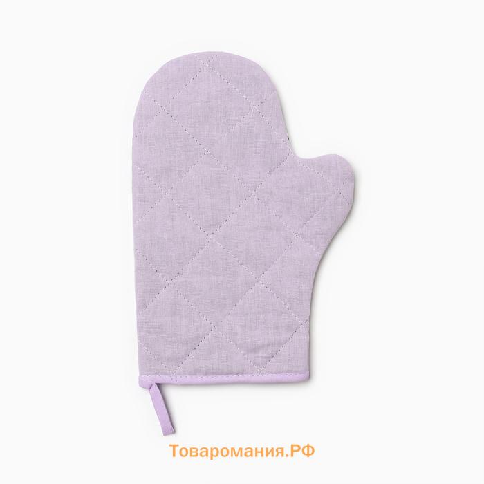Набор кухонный  "Уточка": варежка 20х28 см, прихватка 17х17 см, 35% хлопок, 65% п/э