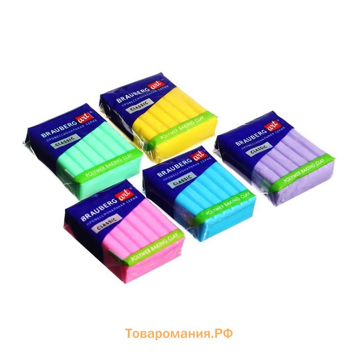 Глина полимерная запекаемая BRAUBERG ART, 24 цвета x 20 г, в гофрокоробе, с аксессуарами