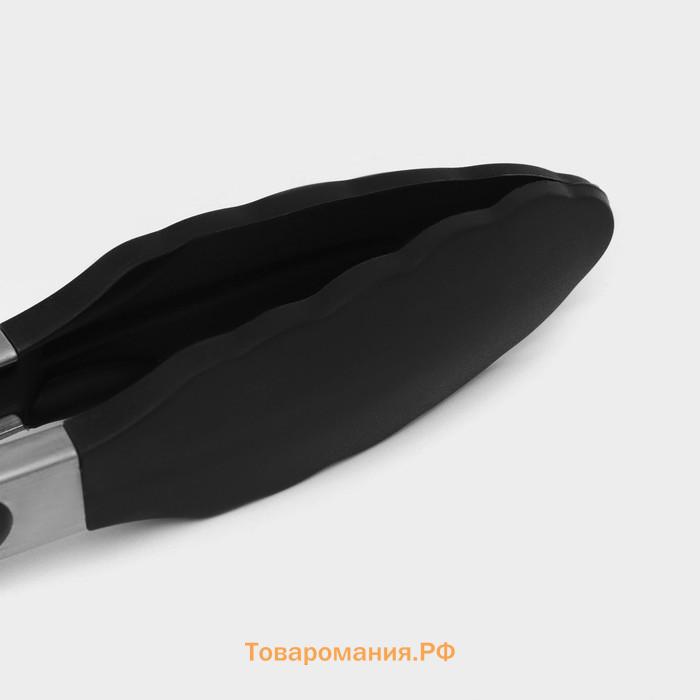 Сковороды Magistro Rock Stone, набор 3 предмета: d=22 см, d=26 см, кухонные щипцы, антипригарное покрытие, индукция