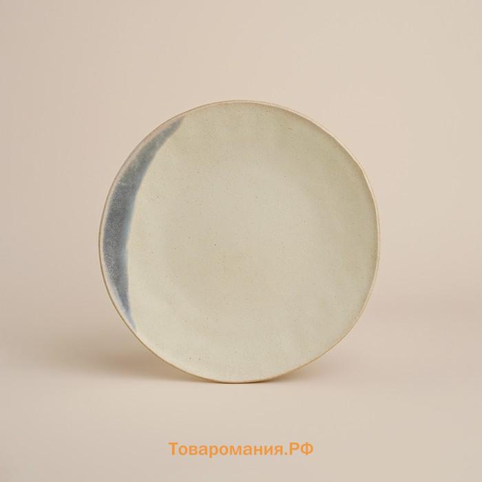 Тарелки SL Home «Волны Сардинии», d=27.5 см, фарфор, набор 2 шт., бежевые