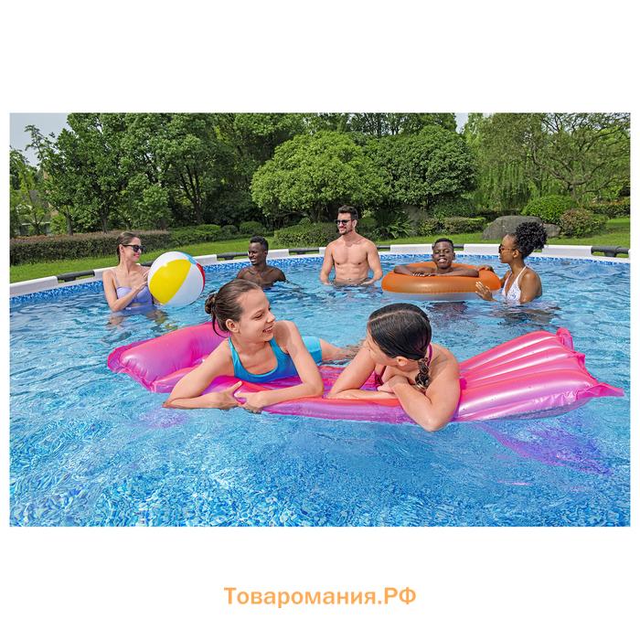 Бассейн каркасный Bestway Steel Pro Max 561FM, 610×132 см, фильтр-насос, лестница, тент, круглый