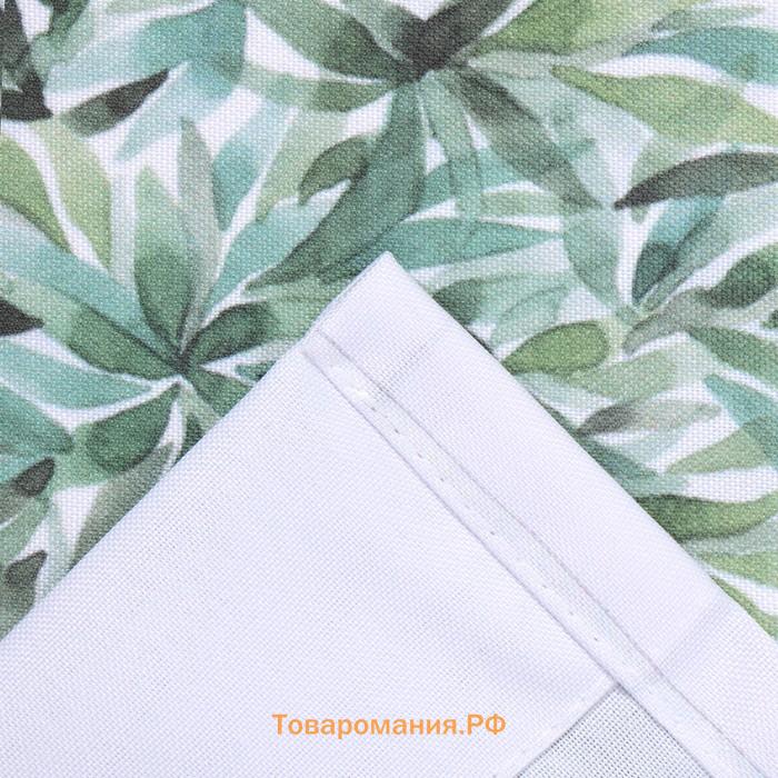 Комплект штор для кухни с подхватами  Olives, 145×180 см-2 шт., 100% п/э
