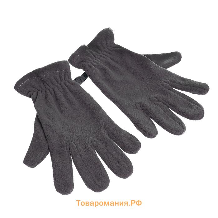 Перчатки флисовые ONLYTOP, серые, размер L-XL