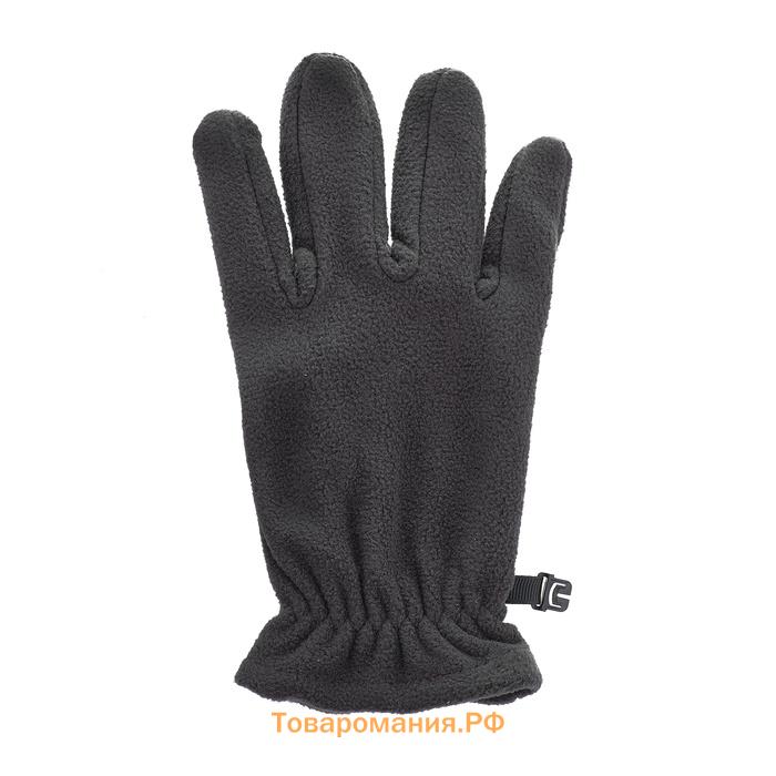Перчатки флисовые ONLYTOP, серые, размер L-XL