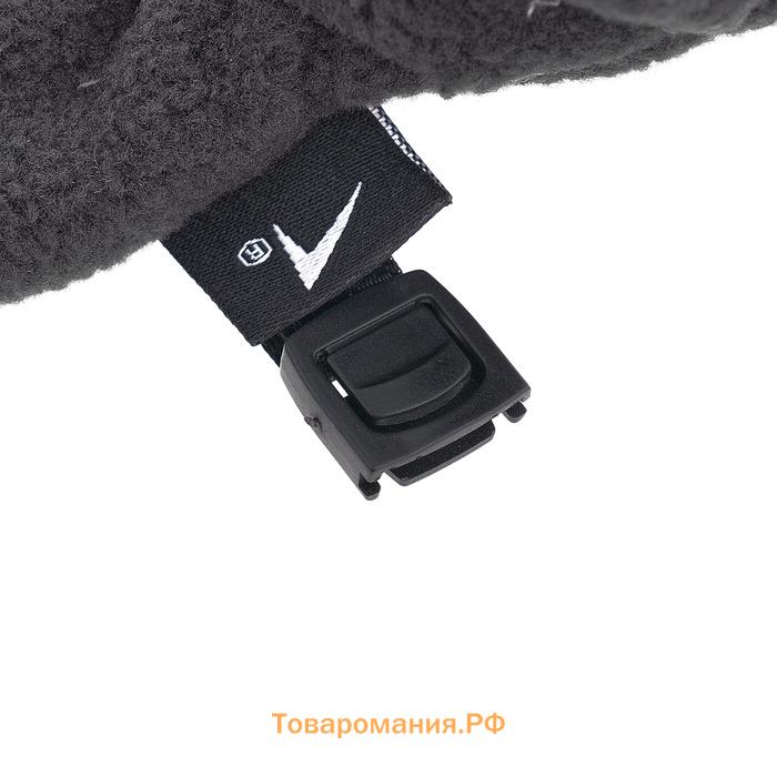Перчатки флисовые ONLYTOP, серые, размер L-XL