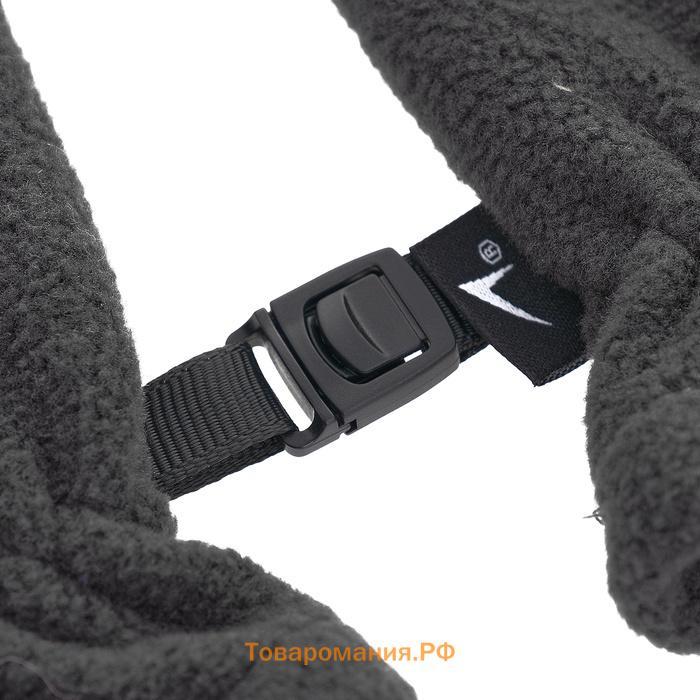 Перчатки флисовые ONLYTOP, серые, размер L-XL