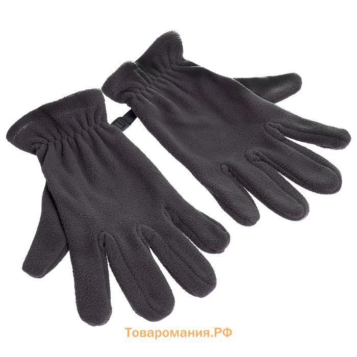 Перчатки флисовые ONLYTOP, серые, размер S-M