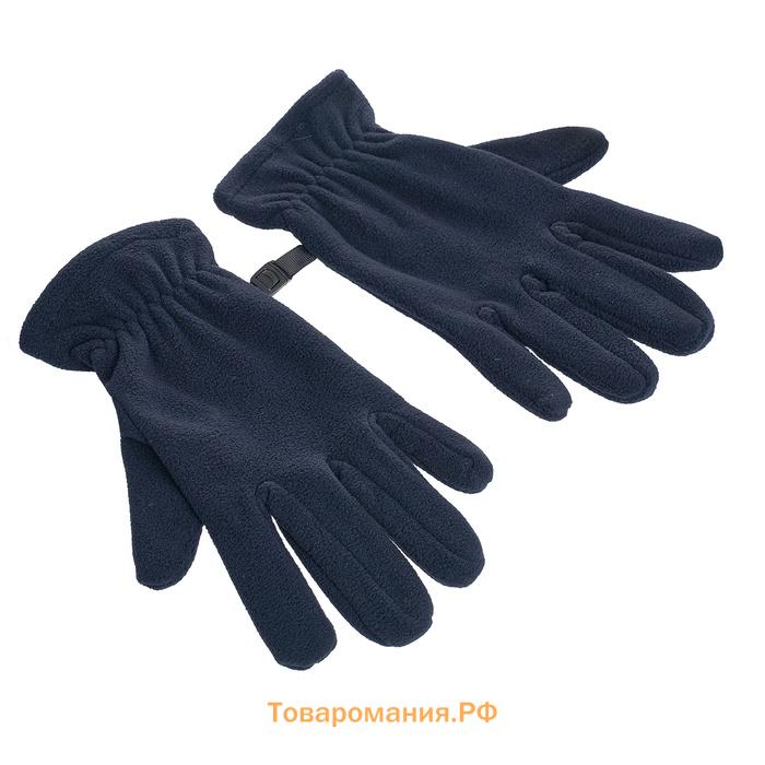 Перчатки флисовые ONLYTOP, синие, размер L-XL