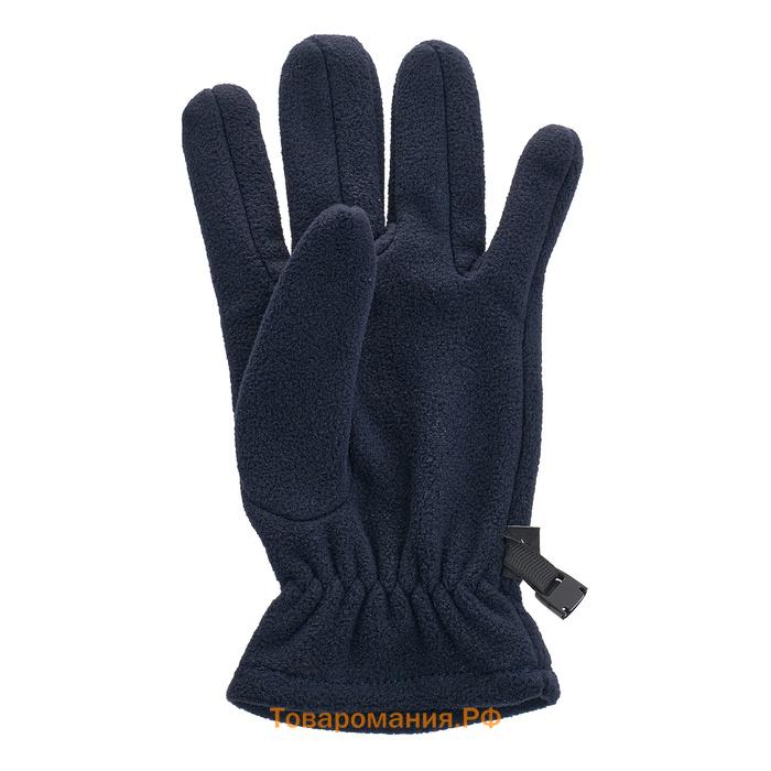 Перчатки флисовые ONLYTOP, синие, размер L-XL