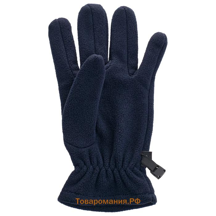 Перчатки флисовые ONLYTOP, синие, размер S-M