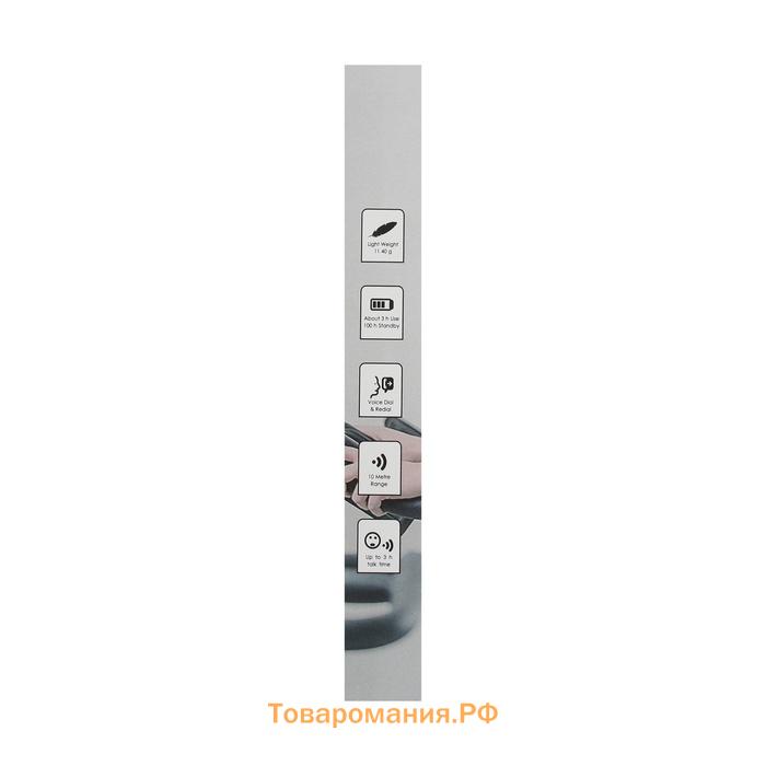 Наушники спортивные беспроводные, T11, вакуумные, Bluetooth 4.1, с микрофоном, 80 мАч, голубые