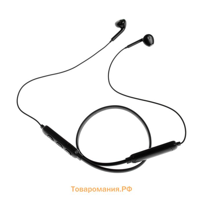 Наушники спортивные беспроводные, M6, вкладыши, Bluetooth 4.2, с микрофоном, 200 мАч, чёрные