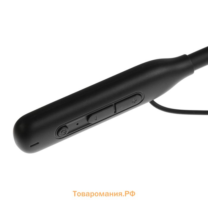 Наушники спортивные беспроводные, BYZ B51, вакуумные, Bluetooth 5.3, с микрофоном, 400 мАч, чёрные