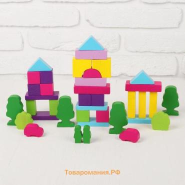 Конструктор деревянный «Краски дня: вечер», 105 деталей