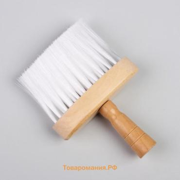 Щётка - сметка для удаления волос, 14.5×10(±1) см, цвет «светлое дерево»