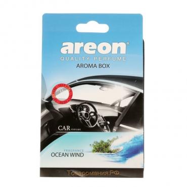 Ароматизатор под сиденье Areon Aroma Box ветер океана 704-ABC-03