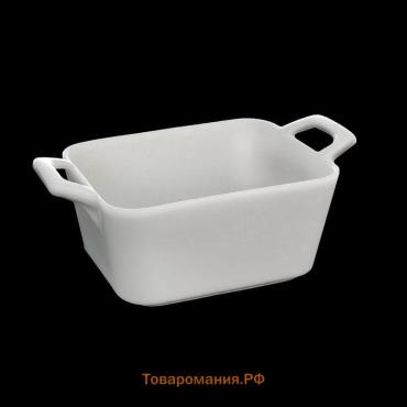 Форма для запекания фарфоровая Wilmax, 15×9,5 см, цвет белый