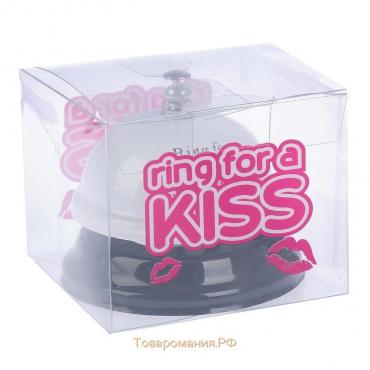 Звонок настольный "Ring for a kiss", 7.5 х 7.5 х 6 см