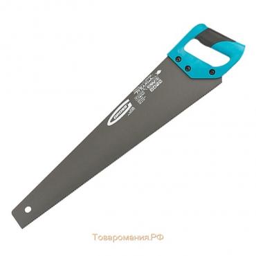 Ножовка по дереву GROSS PIRANHA, 550 мм,11-12 TPI, заточка 3D, калёный зуб