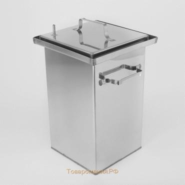 Коптильня 45×25×25 см, нержавеющая сталь 1.5 мм