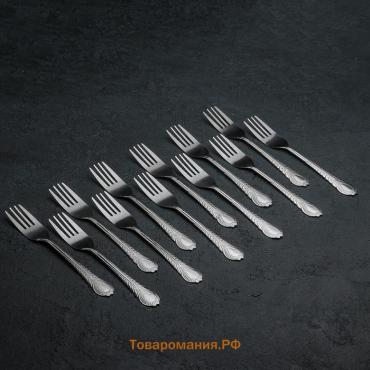 Набор вилок столовых «Камея», h=18.5 см, 12 шт.
