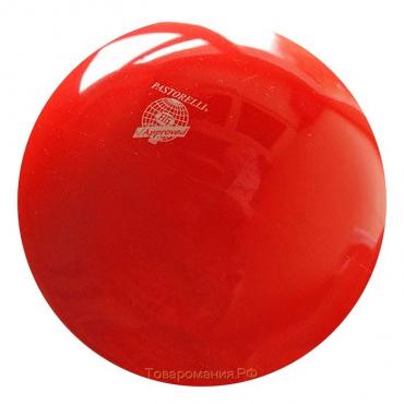 Мяч для художественной гимнастики Pastorelli New Generation FIG, d=18 см, цвет красный