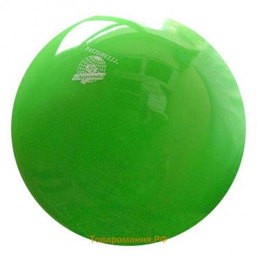 Мяч для художественной гимнастики Pastorelli New Generation FIG, d=18 см, цвет зелёный